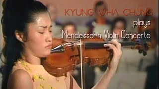 Kyung Wha Chung plays Mendelssohn violin concerto 1971 [upl. by Jonna863]