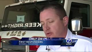 Fire chief Some 1st responders had family in middle school gym [upl. by Brogle]