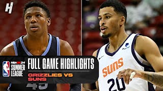 Memphis Grizzlies vs Phoenix Suns  Full Game Highlights  July 15 2023 Summer League [upl. by Trace]