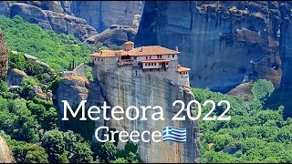 Meteora Monasteries Greece 🇬🇷 2022 [upl. by Harbed803]