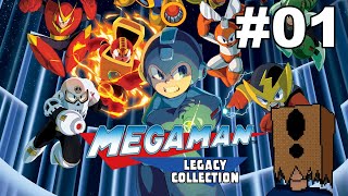 Mega Man Legacy Collection Vol 1 VOD 01 08052024 Super Derpy Robot Megaman Strobe Warning [upl. by Clementas]