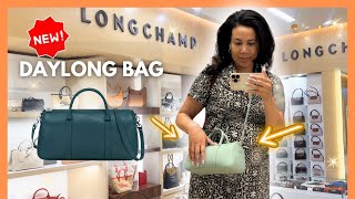 ⚡ NEW LONGCHAMP DAYLONG BAG  TRYING ALL SIZES [upl. by Leuqar]