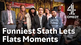 The Funniest Stath Lets Flats Moments We Couldnt Stop Laughing At  Channel 4 [upl. by Marj]