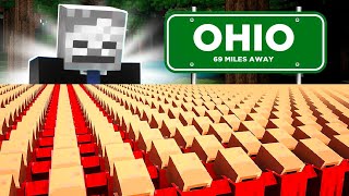 I Took 1000000 Villagers to OHIO [upl. by Nnylram818]