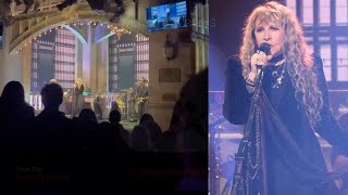 SNL Crew Stops To Watch Stevie Nicks Edge Of Seventeen [upl. by Nauqaj34]