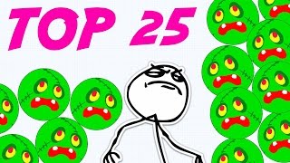 TOP 25 AGARIO MOMENTS  BEST OF SOLO amp TEAM AGARIO [upl. by Rehpotisrhc]