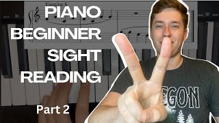 Piano Beginner Sight Reading Series Part 2  Mastering One Hand at a Time [upl. by Corrine]