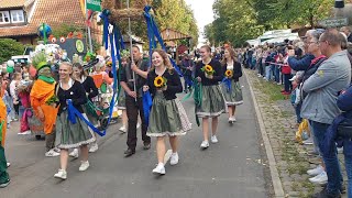 Erntefest Ramlingen 2024 Sonntag Festumzug zwei Durchgänge [upl. by Anir]