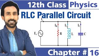 RLC Parallel Circuit Rejector Circuit  Parallel Resonant Circuit  12th Class Physics [upl. by Ahsilet]