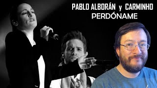 Pablo Alborán y Carminho  Perdóname  REACCIÓN reaction [upl. by Weinrich]