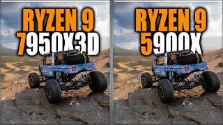 Ryzen 9 7950X3D vs 5900X Benchmarks  Tested 15 Games and Applications [upl. by Yennor]