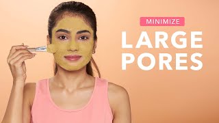 Minimize Large Pores with this DIY fix Shorts [upl. by Aleyam]