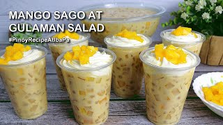 Mango Sagot Gulaman Recipe  How to make Mango Sagot Gulaman Salad [upl. by Sorel]