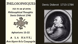 Philosophical Thoughts of Denis Diderot 1746 [upl. by Lulita353]