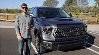 First Drive 2019 Toyota Tundra TRD Sport 57L V8 4x4 CrewMax [upl. by Malin]