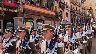 DESFILE MILITAR FIESTA GRANDE del CORPUS CHRISTI EN TOLEDO 2024 [upl. by Aknaib]