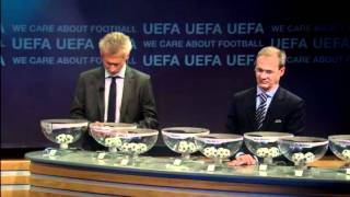 Champions League 201112 round of 16 draw [upl. by Aneri829]