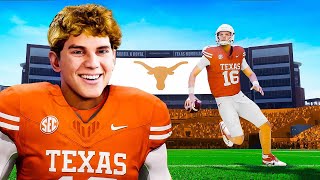 Arch Manning is 1 QB In College Football 25 Texas Longhorns Are OP [upl. by Pry]