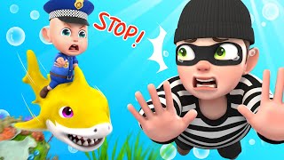 Danger Stranger Song  Policeman is Here to Help  Police Song  Rosoo Nursery Rhymes amp Kids Songs [upl. by Eden]