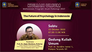 Kuliah umum “The Future of Psychology in Indonesia” [upl. by Teemus675]