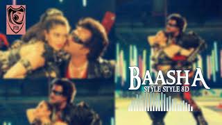 Style Style Thaan  Baasha 8D [upl. by Dosh]