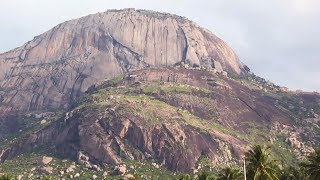 WORLDS SECOND LARGEST SINGLE MONOLITHIC STONE HILL  MADHUGIRI HILL [upl. by Arocet]