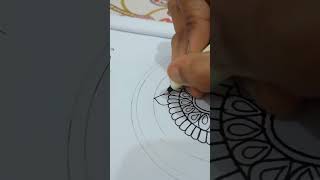 Cartoon mandala drawing ✌️viralvideo art treandinge mandaladesign mandaladrawing painting [upl. by Martineau]