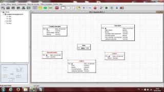 JMerise  Ouvrir un MCD et Créer les attributs les entités et les relations [upl. by Ubald]