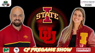 CF PREGAME No 22 Iowa State heads to Utah [upl. by Anelhtak]