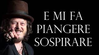 COSI’ CELESTE ღ ZUCCHERO 1996 con TESTO 🎤lyrics ♫♫ [upl. by Oidgime]