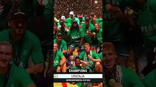 🏆🌎 UNICAJA CAMPEÓN DE LA COPA INTERCONTINENTAL 💚💜 [upl. by Sirod456]