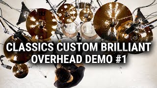 Meinl Cymbals  Classics Custom Brilliant  Overhead Demo 1 [upl. by Galang114]