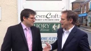 Will Goodhand introduces Grant Shapps to Guisborough Busine [upl. by Ojyllek]