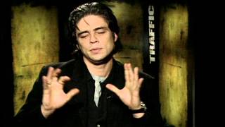 Traffic Benicio del Toro Exclusive Interview  ScreenSlam [upl. by Akinit]