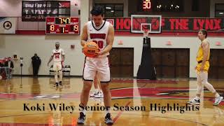 Koki Wiley  Rhodes College  Senior Season Highlights [upl. by Aya]