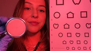 ASMR Mandatory Medical Exam 🩺 LONG eye exam with lights [upl. by Nollahp]