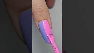 vertical Ombre with Acrylic Powder nails ombrenails nailart [upl. by Gertrudis]