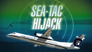 Stolen Horizon Air Q400 at SeaTac with ATC audio [upl. by Trawets228]