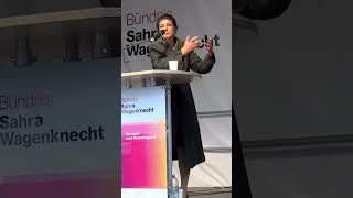 Sahra Wagenknecht über steigende Mieten und Sozialausgaben bsw [upl. by Nahaj658]