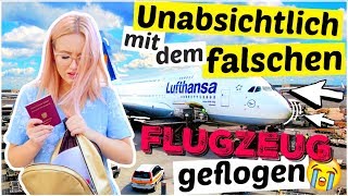 Wir sind unabsichtlich mit dem falschen Flugzeug geflogen 😭  ViktoriaSarina [upl. by Adia59]