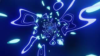 VJ LOOP NEON Blue Metallic Abstract Background Video Simple Lines Pattern  Motion 4k Screensaver [upl. by Vaules]