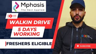 Mphasis Hosting Mega Walkin Drive From Tomorrow 5th December Till 8th December 2023 [upl. by Elisabetta902]