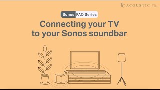 Connect your Sonos soundbar to your TV in just 3 steps Easy to setup even for a tech newbie [upl. by Imoyn238]