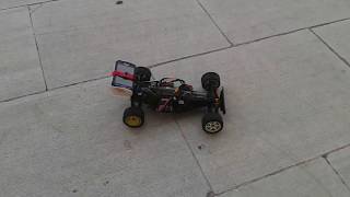 Kyosho Optima mid custom brushless test and speedrun 65 kmh [upl. by Sykes]