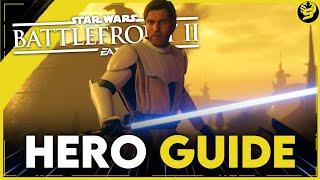 OBIWAN KENOBI  Updated Hero Guide 2021  STAR WARS Battlefront 2 [upl. by Yttam]