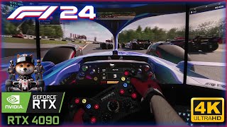 🔵 Casi No Lo Cuento en SpaFrancorchamps 🏎️💨  F1 24  FOV  Triple Monitors  RTX 4090  4K [upl. by Haven]