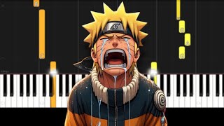 Naruto  Sadness and Sorrow Easy Piano Tutorial [upl. by Kaehpos]