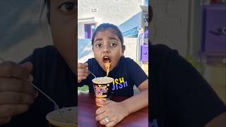 Korean Noodles eating Hack🍜TomampJerry 😱DiyaIshwarya shorts viralvideo [upl. by Nairadal]