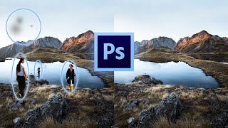 3 OUTILS PHOTOSHOP INCROYABLES pour EFFACER un objet ou une personne en 5 minutes [upl. by Nnylaehs]