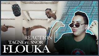 TAGNE  FLOUKA FT SNOR OFFICIAL MUSIC VIDEO Reaction [upl. by Marilla]